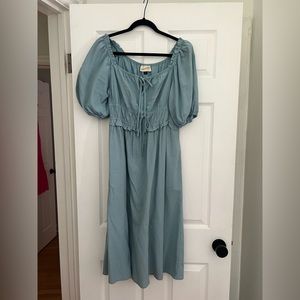 Blue universal threads midi dress